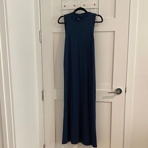 Richer Poorer Blue Ribbed Tank Top
